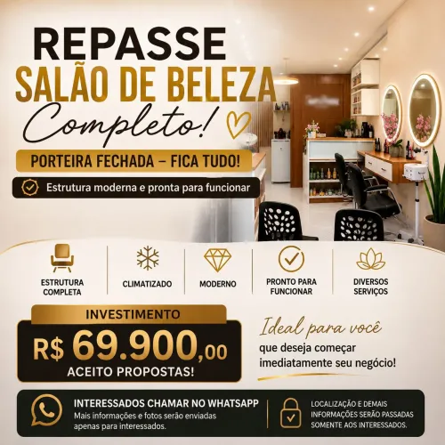 Repasso Salão Completo - Porteira Fechada