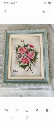 Quadro decoração flores