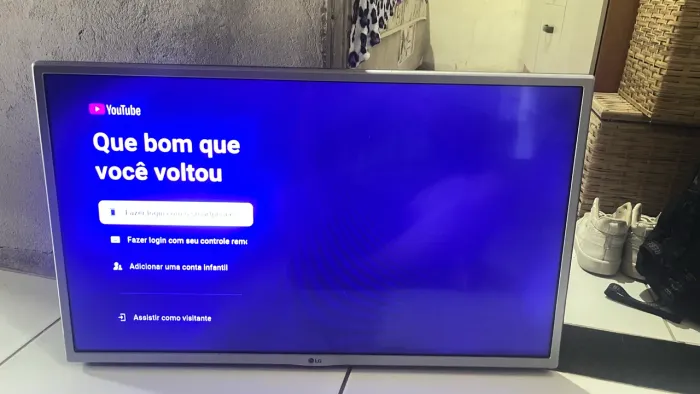 Smart TV LG 32" LED HD (Modelo 32LJ600B) - Wi-Fi e Apps Integrados