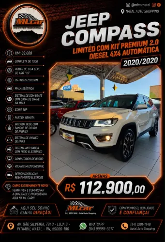 Jeep Compass Limited 2.0 4X4 Diesel 16V Aut. 2020