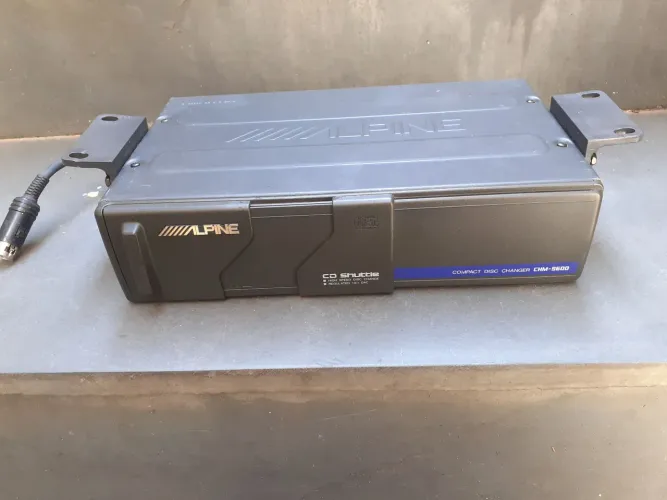 Disqueteira alpine usada funcionando sem cartucho