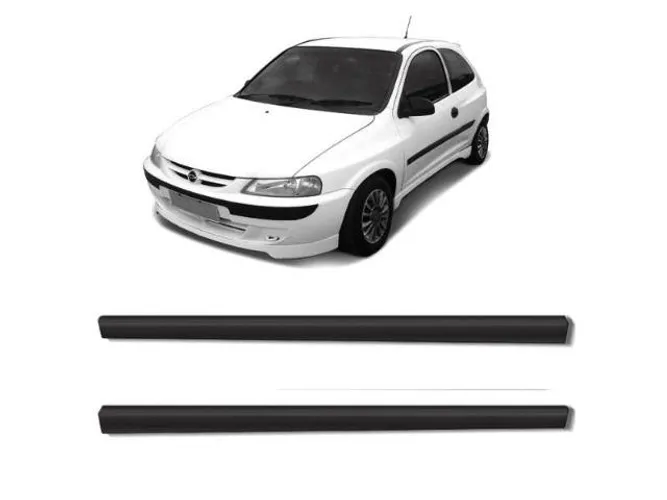 Friso Lateral celta 2000 ate 2006 2 Portas Preto Modelo Original aoyjk wtyfj