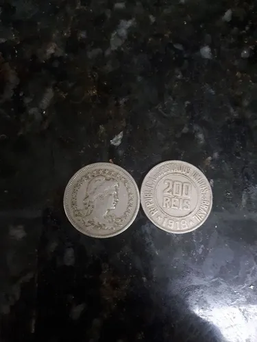 moedas de 200 reis