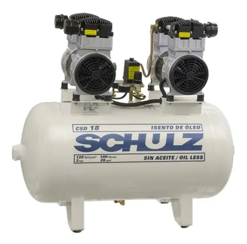 Compressor Schulz Csd 18 100 Litros 120 Libras 2 Motores 1.5