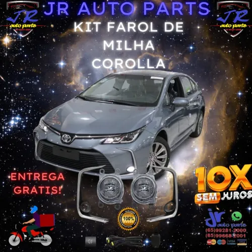Kit Farol de Milha LED Corolla 2021