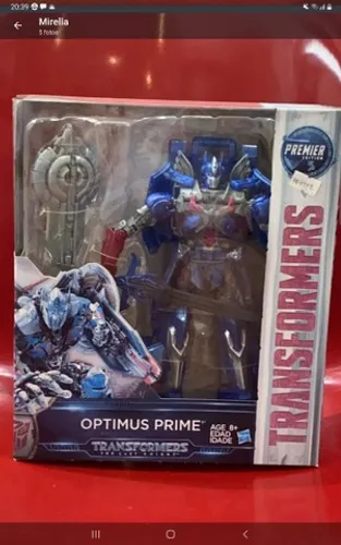 Optimus prime grande 25cm leader class transformers 5 lacrado hasbro 