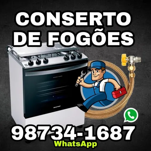 Conserto de fogão e instalação de gás PB