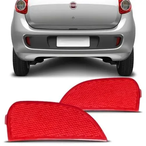 Lanterna Parachoque Fiat Palio Novo 2012 à 2017 - Traseiro Vermelho D/E - Refletiva