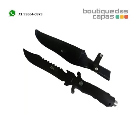 Faca rambo caça pesca Militar Tática Esportiva luatek SLK-A71 31 cm