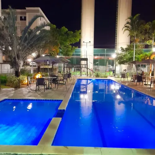 LOCAÇÃO TEMPORÁRIA APARTAMENTO MOBILIADO CONDOMÍNIO FECHADO 