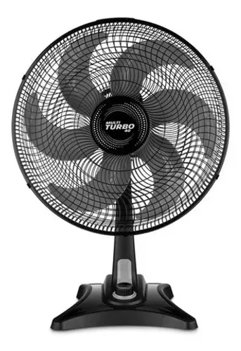 Ventilador De Mesa 40cm Multi Turbo 220v 130w Preto Vl404