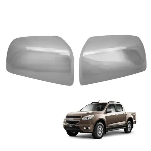 Capa de Retrovisor Chevrolet S10 2012 - CD CS - Superior Cromado - LD LE - Metagal