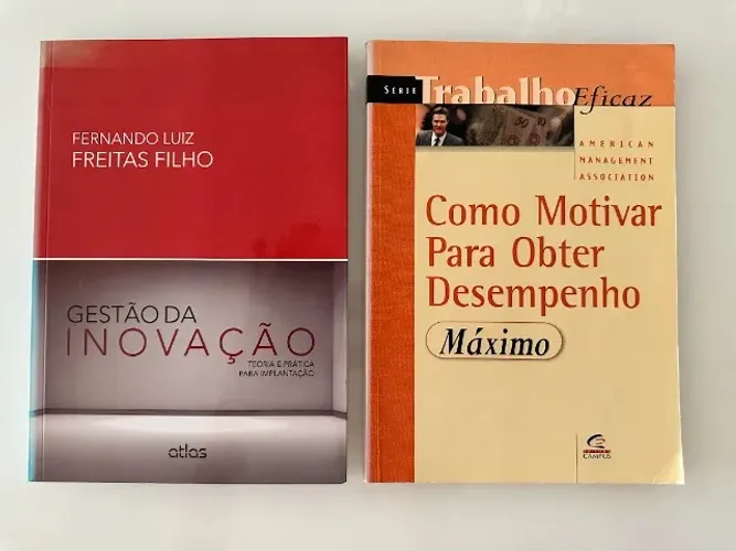 Kit 2 Livros - Gestão da Inovação + Como Motivar para Obter Desempenho Máximo