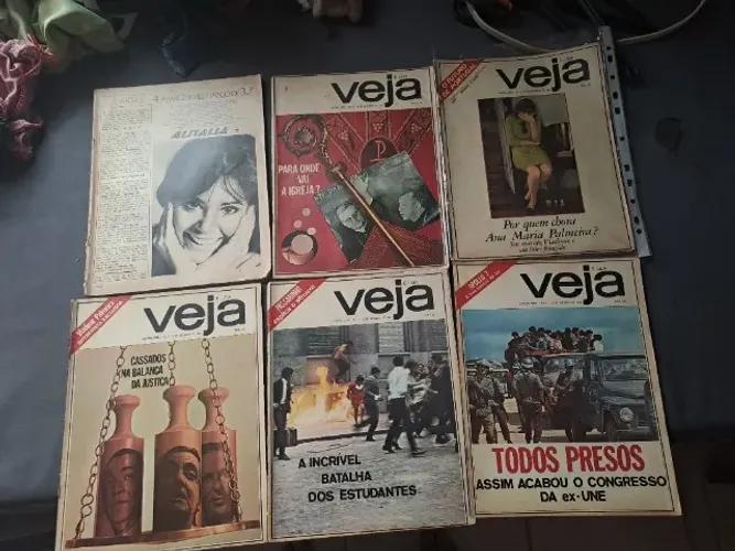 Revistas Veja - Coleção número 1 a 216