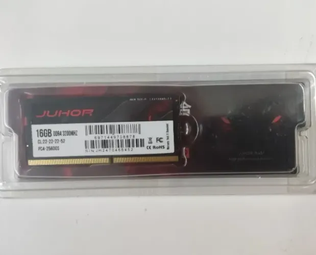 Memória DDR4 16GB JUHOR Notebook 3200Mhz LACRADA