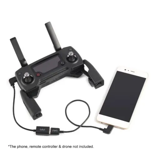 Cabo De Dados Otg Dji Spark Mavic2 Pro Platatinum Ou Air Usb Iphone Ipad COD-CP550  
