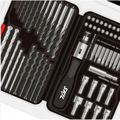 KIT PONTAS E BROCA COM CATRACA 67 PCS 017085 SKILL
