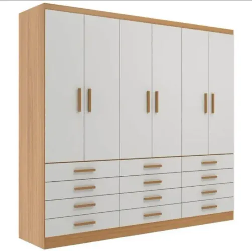 Guarda Roupa Casal 12 Gavetas 6 Portas(Pague na entrega)