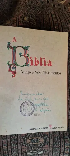 Bíblia Sagrada - Edição de Colecionador - Editora Abril