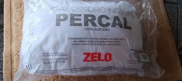 Travesseiro Infantil Percal 100% Algodão - Zelo