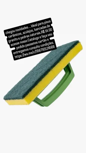 Esponja de limpeza para pisos e bancadas