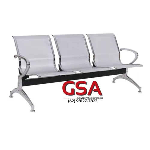 Longarina Aeroporto 3 Lugares 