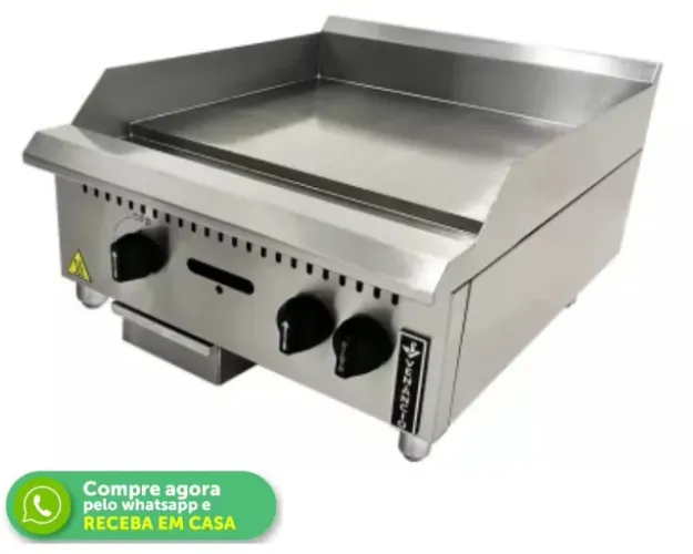 Chapa A Gás 60cm de Mesa Linha Prime Venâncio 19mm de Espessura 
