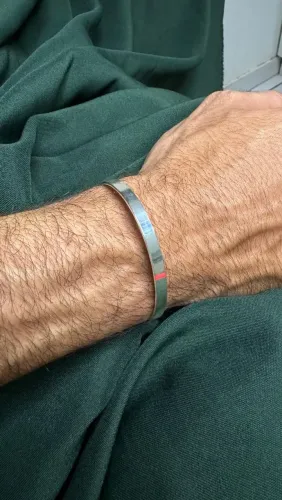 Bracelete Liso em Prata 925