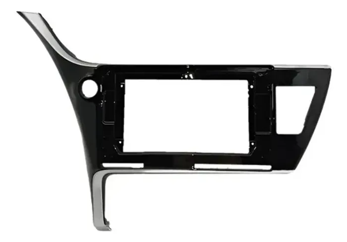Moldura 10.1 Pol Corolla 18/19 C/ Relógio Black Piano