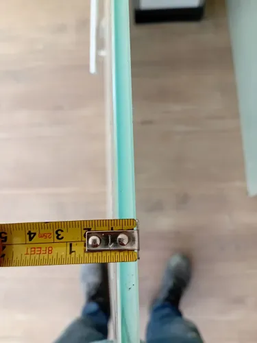 Porta de vidro 2.36 x122