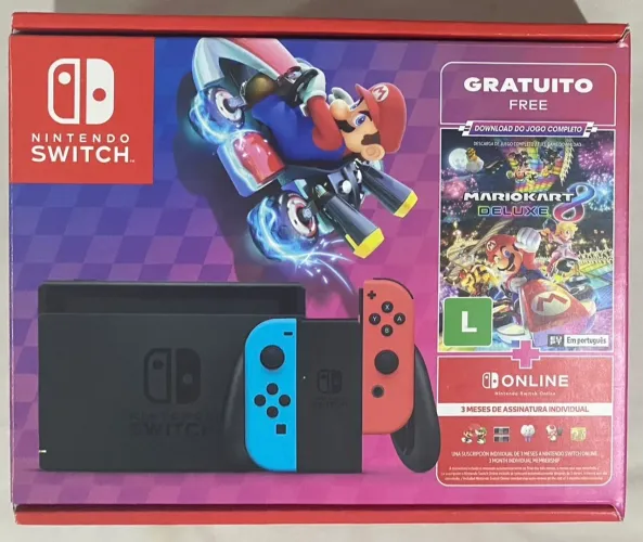 Nintendo Switch V2 desbloqueado 256GB 