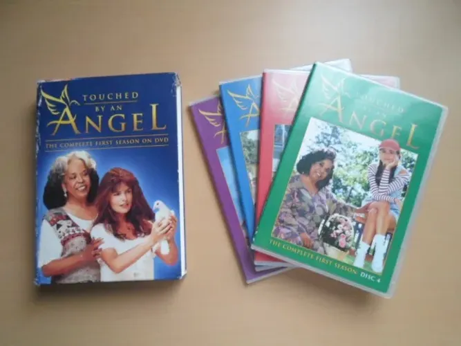 THE COMPLETE FIRST SEASON ON DVD TOUCHED BY AN ANGEL 
