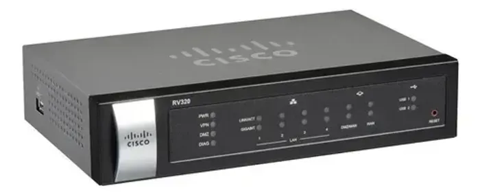 Roteador Cisco Rv320 Rv-320 Dual Wan Gigabits