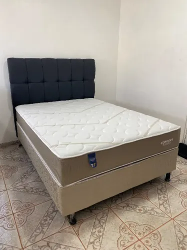 Cama Box Casal Molas Ensacadas Concept Pluamatex