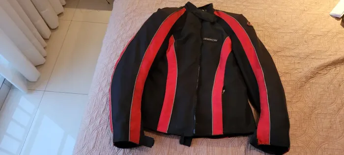 Jaqueta de Motociclista Zebra Feminina