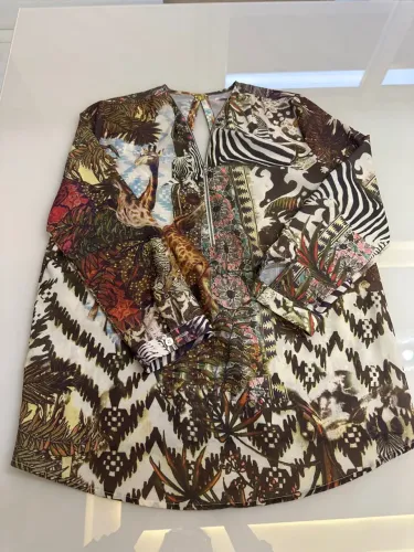 Camisa Estampada Animal Print Exclusiva