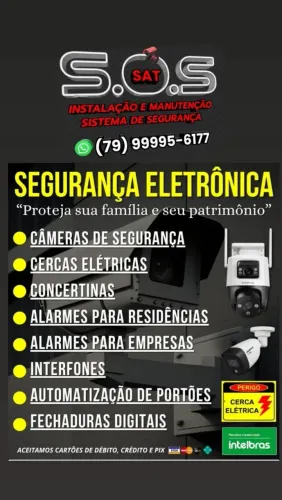 Segurança Eletrônica Completa: Câmeras, Alarmes e Mais!