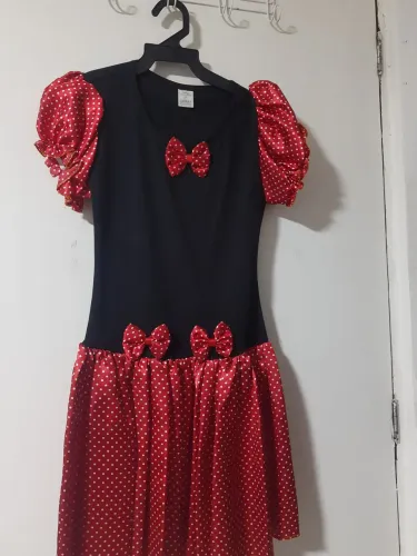 Vestido fantasia Minnie - tamanho P
