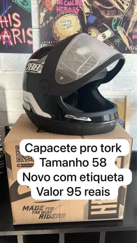 Capacete pro tork novo Tm 58