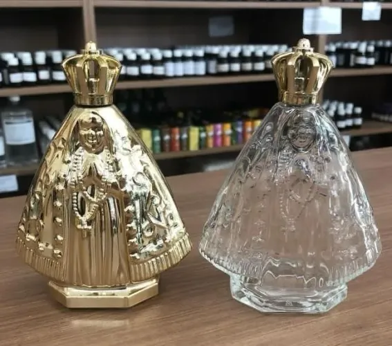 Frasco Nossa Senhora Aparecida (Vidro)