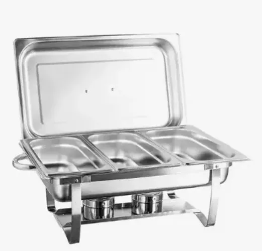 Rechaud 3 Cubas de 1/3 60mm 9L Self-Service