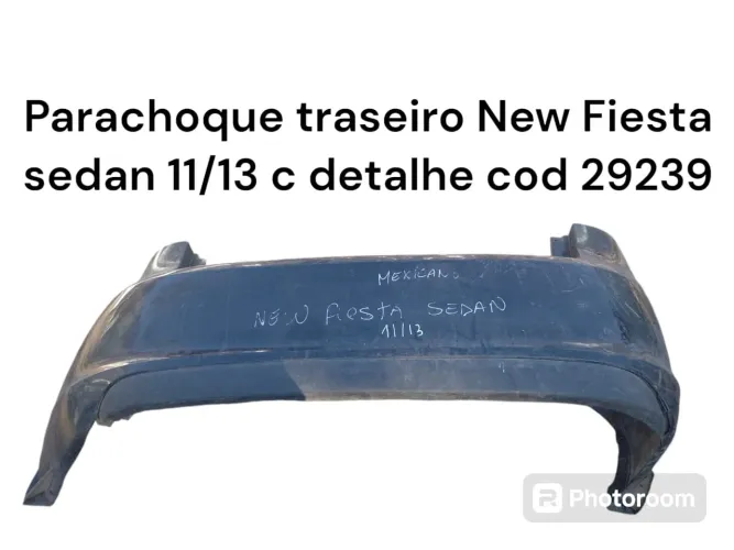 Parachoque Traseiro New Fiesta Sedan 11/13