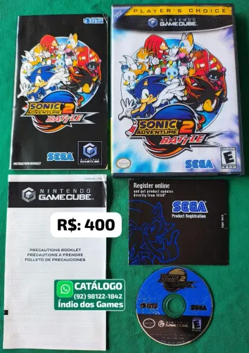 Sonic Adventure 2 Battle = R$: 400