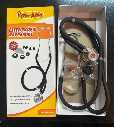Estetoscópio Rappaport Premium - Alta Sensibilidade