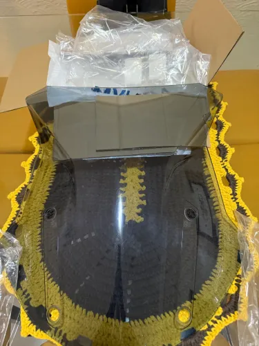 Bolha - protetor de farol - Aletas Fimê para moto BMW 1250