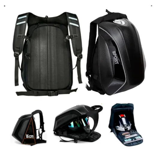 Mochila Porta Capacete Impermeável YIN?S Sport