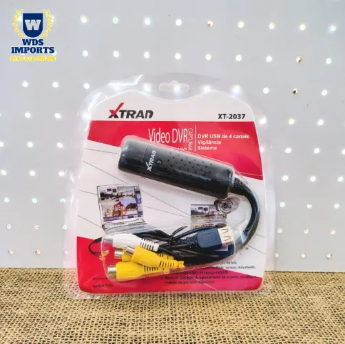 Placa de Captura Dvr Usb Com 4 Canais Sistema de Vigilância