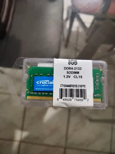 Memória RAM DDR4 8gb 2133 SODIMM