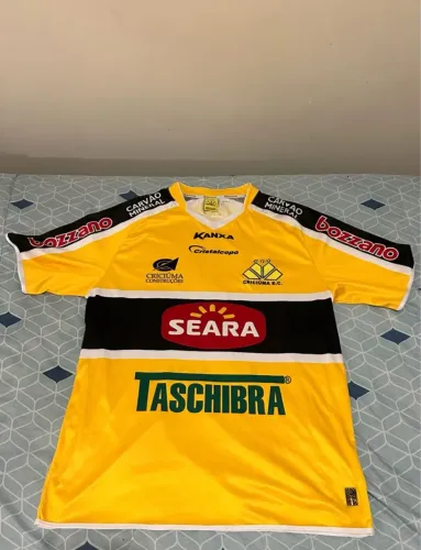 camisa criciúma 2012 antiga - item para coleção