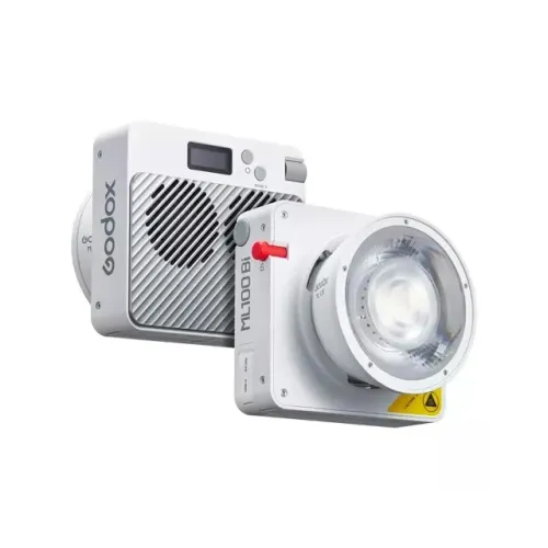 Lâmpada Led Bicolor Portátil Godox Ml100bi Estrutura Branca